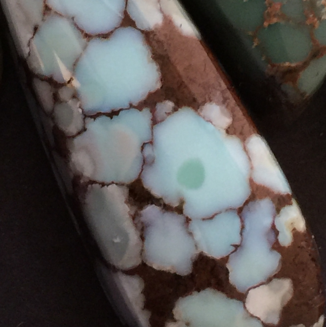 Green turquoise cabochon