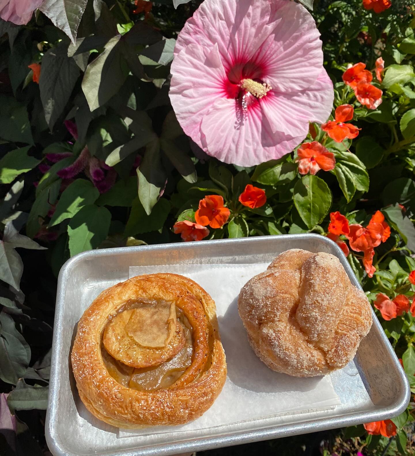 Pastries with hibiscus